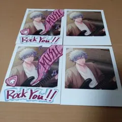 うたプリ　インスタントフォト風カード　黒崎蘭丸　ノーマル　レア