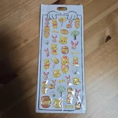 ディズニーストア プーさん 平成レトロ ぷっくりシール