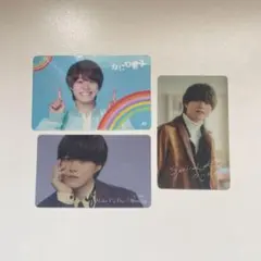 なにわ男子 大橋和也 クリアソロカード3枚セット