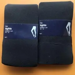 GAP タイツ２足組　黒
