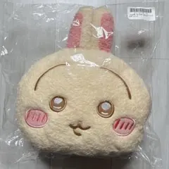 ちいかわ うさぎ ふわふわフェイスポシェット