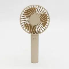 新品　スイングスタンド付きハンディーファンベージュ