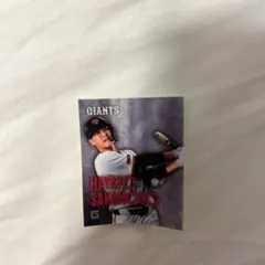 ステッカー 読売ジャイアンツ 巨人 カプセルトイ 坂本勇人 ガチャガチャのサムネイル
