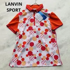 新品タグ付き　ランバンスポール　ジップ　ドット　ポロシャツ　L40のサムネイル