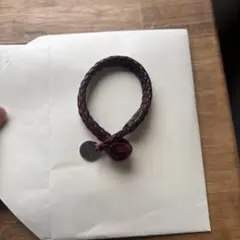 正規品⭐️美品⭐️BOTTEGA VENETA 男女 ボッテブレスレット　ブルー BOTTEGA VENETA ボッテガヴェネタ ブレスレット 本革 メンズ