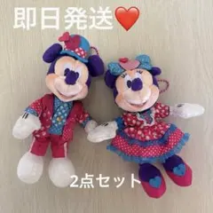 ミニーのファンダーランド　ぬいぐるみバッジ　ミッキー＆ミニー　セット