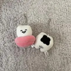 Yoko Hishida 歯のぬいぐるみマスコットキーホルダー2個セット