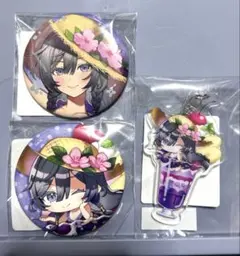 にじさんじ あやかき 綺沙良 DMMスクラッチ 缶バッジとアクキー3個セット