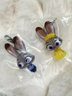 【未開封】ズートピア2 めじるしアクセサリー ジュディ 2種セット
