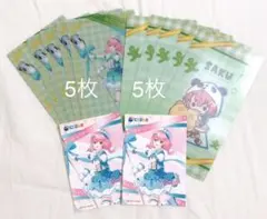 笹木咲 ファミマコラボ ブロマイド クリアファイル