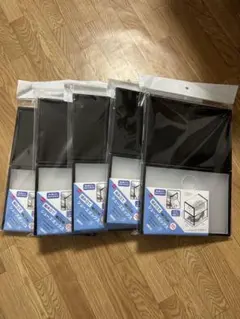 ダイソー 組み立てシューズボックス 12個セット 新品未開封品 ブラック