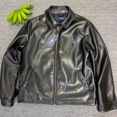 Polo Ralph Lauren レザージャケット ブラック S