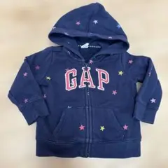 GAP 星柄 ジップアップパーカー 18-24ヶ月