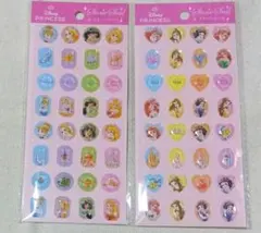 ディズニープリンセス ストーンシール 2シートセット
