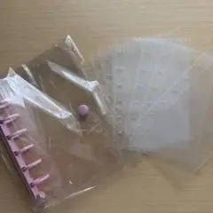 ピンク リフィル リングバインダー