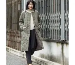 coca コカ　キルティングロングコート　M