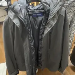 Urban Research グレー フード付きダウンジャケット