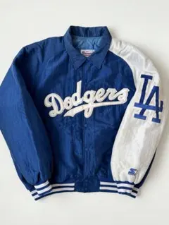 XL★90s USA製 ドジャース スタジャン アワード バーシティ ジャケット
