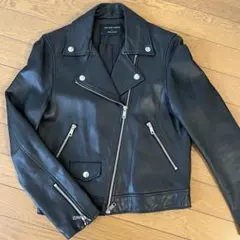 UNITED TOKYO カウレザージャケット 黒 UNITED TOKYO（ユナイテッドトウキョウ）の「カウレザーダブル