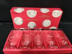 【昭和レトロ】ディズニー キャラクター グラス 5客セット コニシ 箱付き