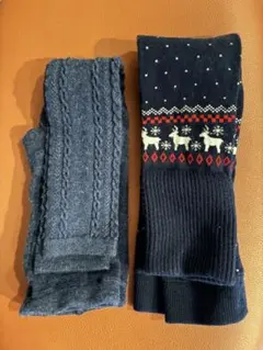 ニットスパッツ レギンス　90-100cm~ 2枚セット