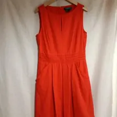 LAUREN RALPH LAUREN ノースリーブワンピース オレンジのサムネイル