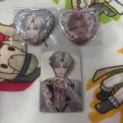 にじさんじ 葛葉 ジュンブラ ハート缶バッジ フォト風カード