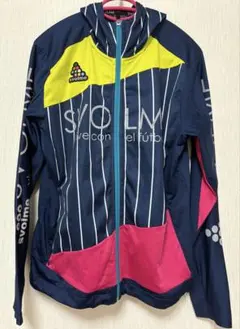 【SVOLME】ストライプ フード付きジャージ