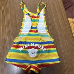 【美品】ミキハウス　水着　80cm ボーダー