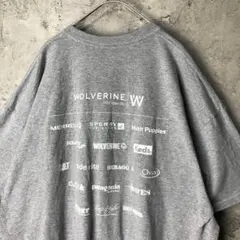 A1972古着　Tシャツ グレー　バックプリント