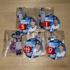 中日ドラゴンズ　どらポジアクスタ フィニッシュ賞５つセット