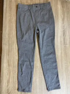 美品 ユニクロ ヒートテック ウルトラストレッチレギンスパンツ グレー XL 暖