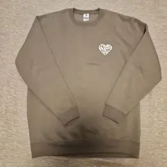 fratto　ハート　パイルトレーナー　　セメント