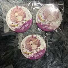 学園アイドルマスター 学マス CANバッジ 有村麻央 ジョイフルマーチング 2点