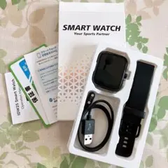 【美品】SAIKATI スマートウォッチ 1.83インチ Bluetooth通話