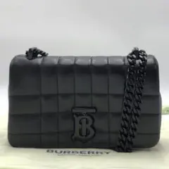 ［極美品］BURBERRY ショルダーバッグ ミニローラ TBロゴ　キルティング