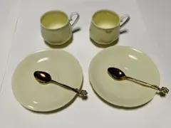 ティーカップ・ソーサー・スプーンセット　/食器/皿/雑貨/日用品/陶器