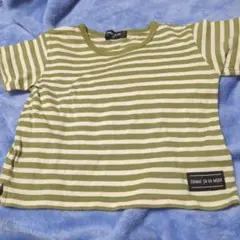 COMME CA ISM ストライプ Tシャツ 90半袖