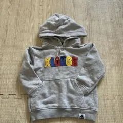 XLARGE キッズ パーカー グレー ９０センチ