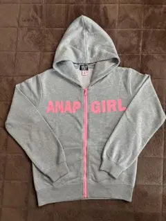 【値下げ】ANAP GIRL フード付きパーカー Sサイズ グレー