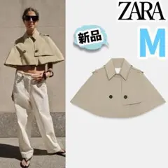 ZARA ナイロンポケットジャケット Mサイズ - メルカリ