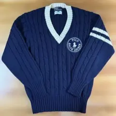 美品　Polo by Ralph Lauren ニット Vネック セーター M