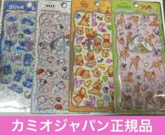 【正規品】ディズニー　プチドロップステッカー　4枚セット