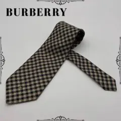 BURBERRY バーバリー ネクタイ ベージュ系 ネイビー系 チェック柄のサムネイル