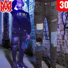 AMIRI アミリ グレー 30 drip 初期 us uk レア サザビータグ - メルカリ