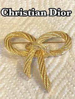 2833-3 タグ付き極美品✨Dior ブローチ 金 CD ロゴ 希少 刻印 - メルカリ
