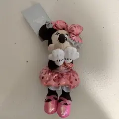 ディズニーストア アイドル　ミニー　ぬいぐるみキーチェーン