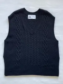 グリーンレーベルリラクシング ハミルトン アラン Vネック ニット ベスト