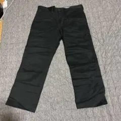 ブーツ用に GAPブラックコットンパンツ