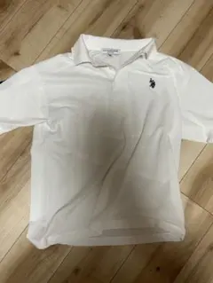 U.S. POLO ASSN. ホワイト ポロシャツ M